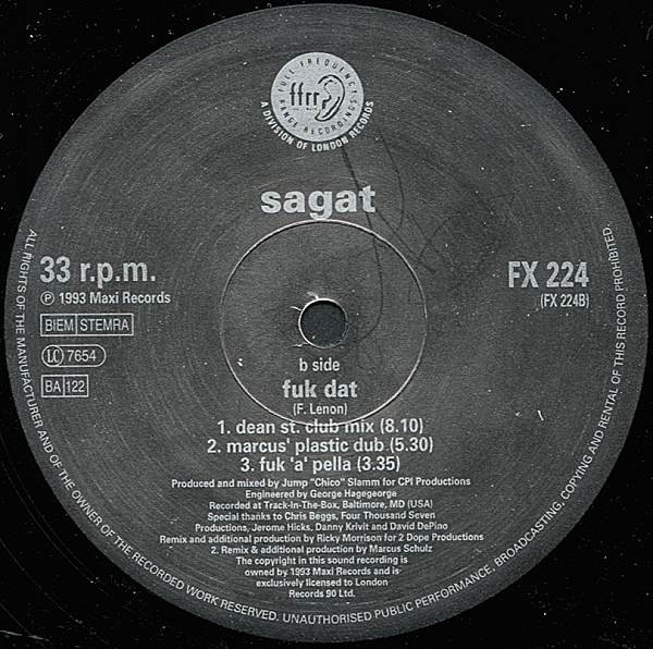 Sagat - Fuk Dat | FFRR (FX 224) - 4
