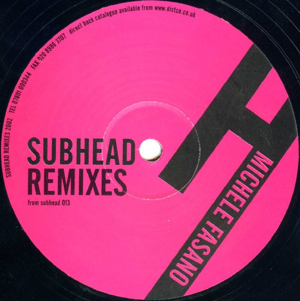 Subhead - Subhead Remixes | Subhead (SHRMX 05) - main