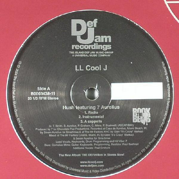 LL Cool J - Hush | Def Jam Recordings (B0003438-11)