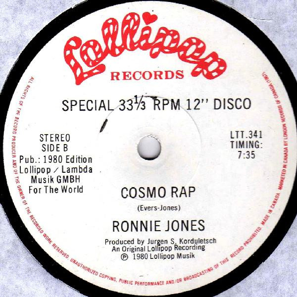 Ronnie Jones & Disco Circus - Let's Do It Again / Cosmo Rap | Lollipop Records (LTT 341) - 2