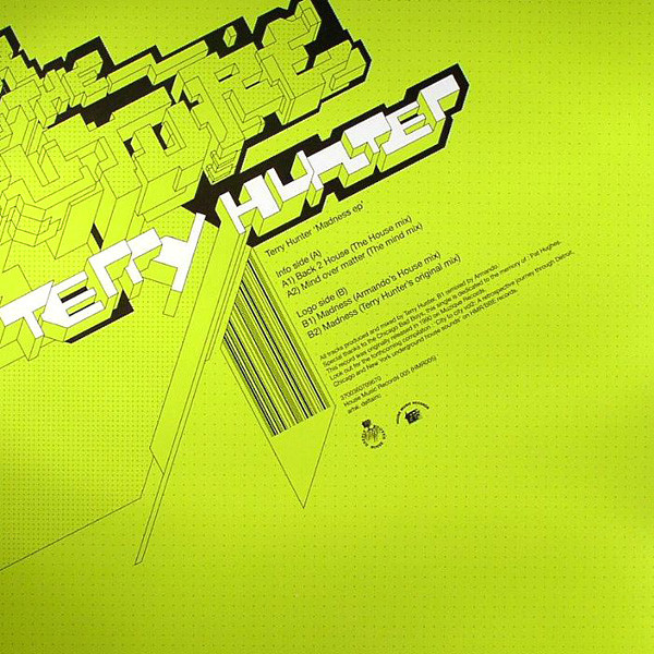 Terry Hunter - Madness EP | House Music Records (HMR005) - 2 Terry Hunter - Madness EP | House Music Records (HMR005) - 2