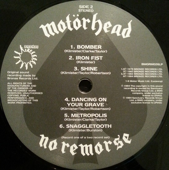 Motörhead - No Remorse | BMG (BMGRM026LP) - 4