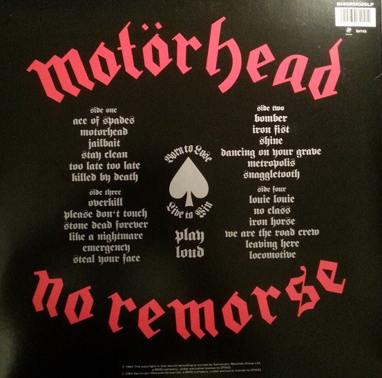 Motörhead - No Remorse | BMG (BMGRM026LP) - 2