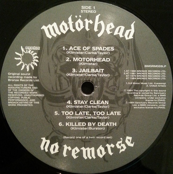 Motörhead - No Remorse | BMG (BMGRM026LP) - 3
