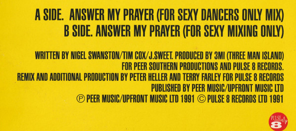 Sue Chaloner - Answer My Prayer | Pulse-8 Records (12 LOSEX 9) - 6 Sue Chaloner - Answer My Prayer | Pulse-8 Records (12 LOSEX 9) - 6