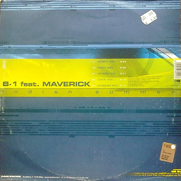 B-1 Feat. Maverick - Indian Summer | Art Records (ART 802-02) - 2 B-1 Feat. Maverick - Indian Summer | Art Records (ART 802-02) - 2