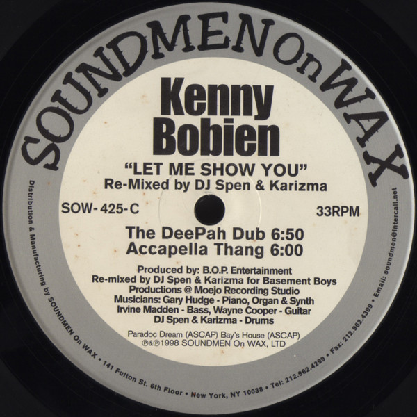 Kenny Bobien - Let Me Show You | Soundmen On Wax (SOW-425) - 5 Kenny Bobien - Let Me Show You | Soundmen On Wax (SOW-425) - 5