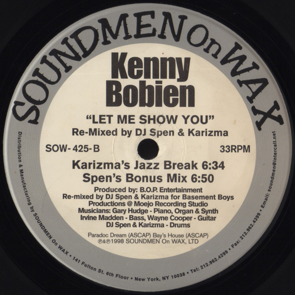 Kenny Bobien - Let Me Show You | Soundmen On Wax (SOW-425) - 4 Kenny Bobien - Let Me Show You | Soundmen On Wax (SOW-425) - 4