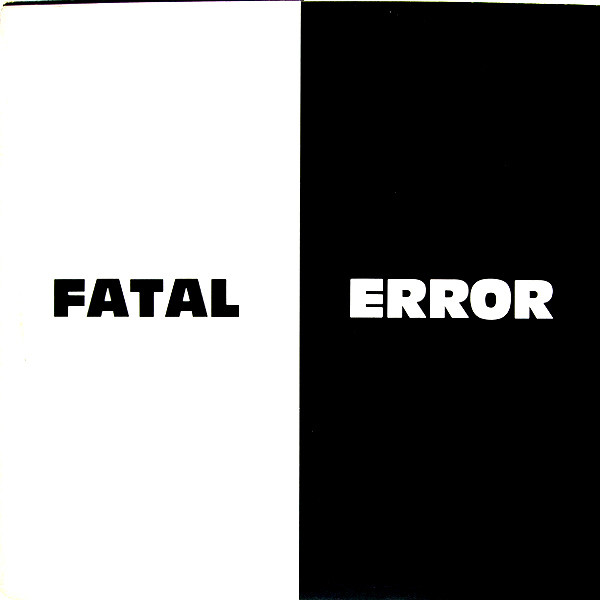 Fatal Error - Fatal Error | R & S Records (R&S 88009) - 2 Fatal Error - Fatal Error | R & S Records (R&S 88009) - 2