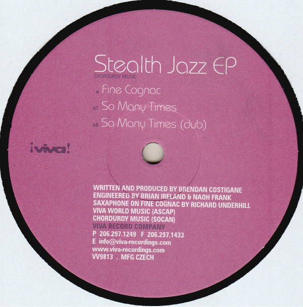Chorduroy Music - Stealth Jazz EP (USED) | Viva! (VV9813) - 3 Chorduroy Music - Stealth Jazz EP (USED) | Viva! (VV9813) - 3