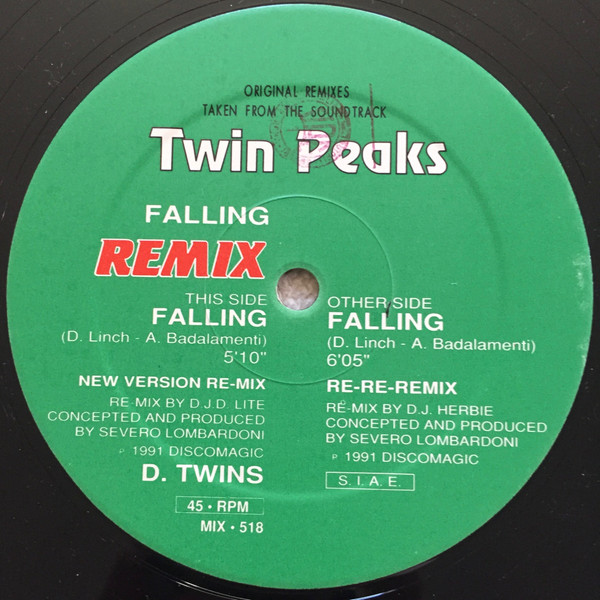 D. Twins - Twin Peaks - Falling (Remix By D.J. Herbie) | Discomagic Records (MIX 518) - 3 D. Twins - Twin Peaks - Falling (Remix By D.J. Herbie) | Discomagic Records (MIX 518) - 3