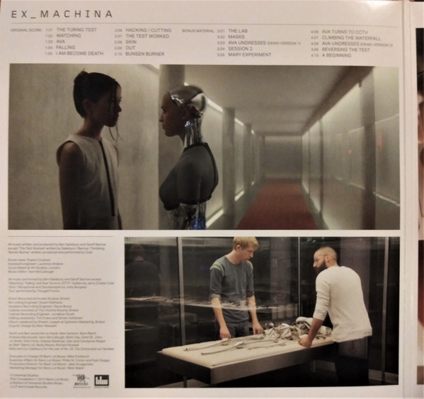 Ben Salisbury And Geoff Barrow - Ex_Machina (Original Motion Picture Soundtrack) | Invada (INV144LP) - 2 Ben Salisbury And Geoff Barrow - Ex_Machina (Original Motion Picture Soundtrack) | Invada (INV144LP) - 2