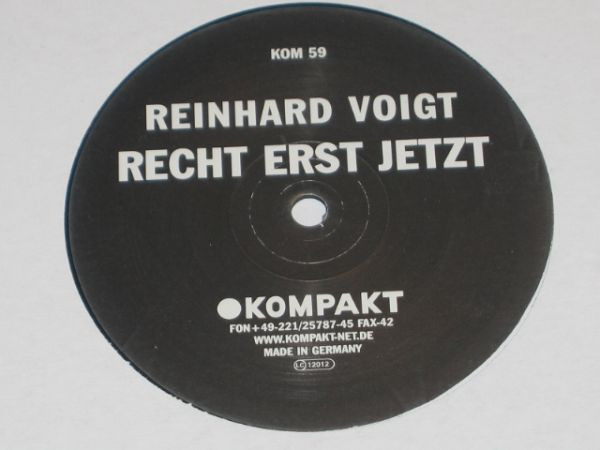 Reinhard Voigt - Recht Erst Jetzt | Kompakt (KOM 59) - 3