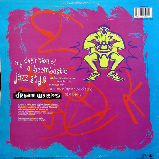 Dream Warriors - My Definition Of A Boombastic Jazz Style | 4th & Broadway (12 BRW 197) - 2 Dream Warriors - My Definition Of A Boombastic Jazz Style | 4th & Broadway (12 BRW 197) - 2