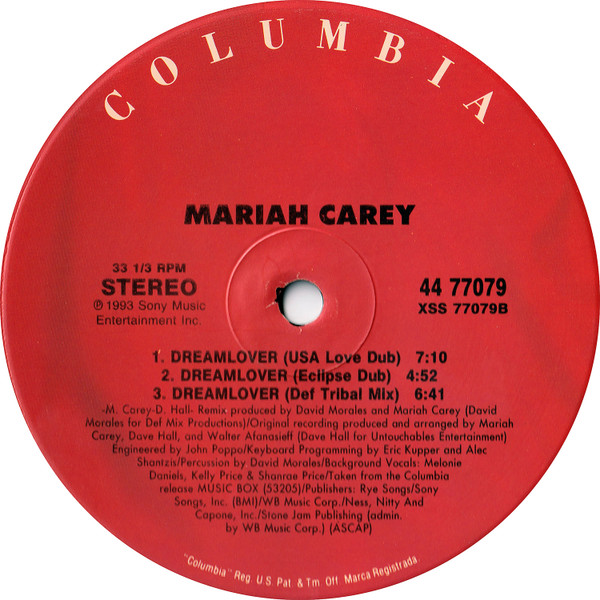 Mariah Carey - Dreamlover | Columbia (44 77079) - 4