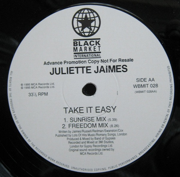 Juliette Jaimes - Take It Easy | Black Market International (WBMIT 028) - 3 Juliette Jaimes - Take It Easy | Black Market International (WBMIT 028) - 3
