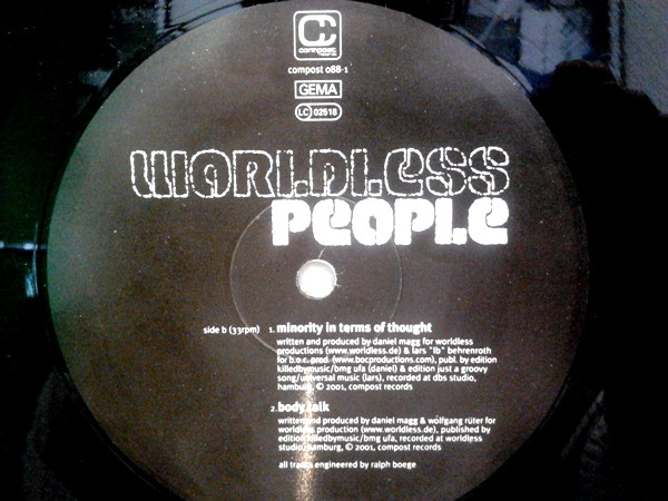 Worldless People - Positivity | Compost Records (COMPOST 088-1) - 3