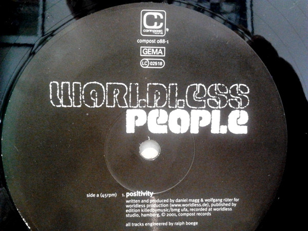 Worldless People - Positivity | Compost Records (COMPOST 088-1) - 2
