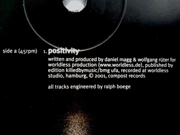 Worldless People - Positivity | Compost Records (COMPOST 088-1) - 5