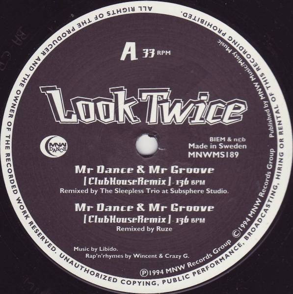Look Twice - Mr Dance & Mr Groove | MNW Dance (MNWMS189) - main Look Twice - Mr Dance & Mr Groove | MNW Dance (MNWMS189) - main