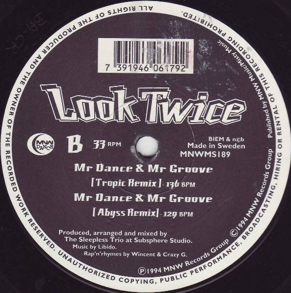 Look Twice - Mr Dance & Mr Groove | MNW Dance (MNWMS189) - 2 Look Twice - Mr Dance & Mr Groove | MNW Dance (MNWMS189) - 2