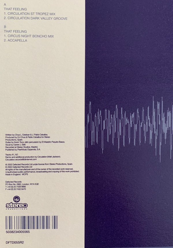 DJ Chus Presents Groove Foundation - That Feeling (Remixes) | Defected (DFTD055R2) - 4