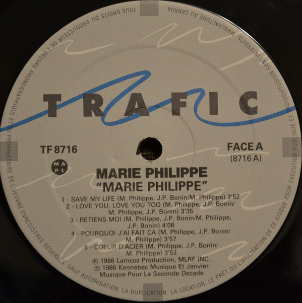 Marie Philippe - Marie Philippe | Trafic (TF 8716) - 3