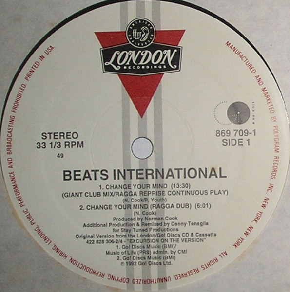 Beats International - Change Your Mind | London Records (869 709-1) - 3 Beats International - Change Your Mind | London Records (869 709-1) - 3