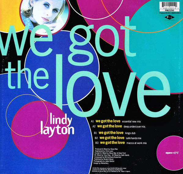 Lindy Layton - We Got The Love | PWL International (PWLT 250) - 2