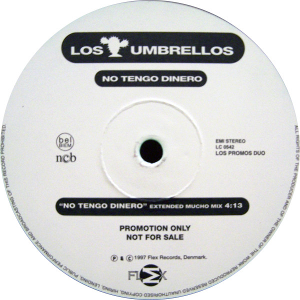 Los Umbrellos - No Tengo Dinero | Flex Records (LOS PROMOS DUO) - main Los Umbrellos - No Tengo Dinero | Flex Records (LOS PROMOS DUO) - main