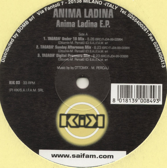 Anima Ladina - Anima Ladina E.P. | KIK (KIK 03) - main