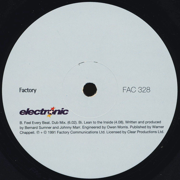 Electronic - Feel Every Beat | Factory (FAC 328) - 4