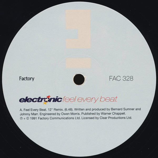 Electronic - Feel Every Beat | Factory (FAC 328) - 3