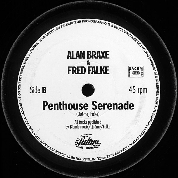 Alan Braxe & Fred Falke - Palladium / Penthouse Serenade | Vulture Music (VULT 002) - main
