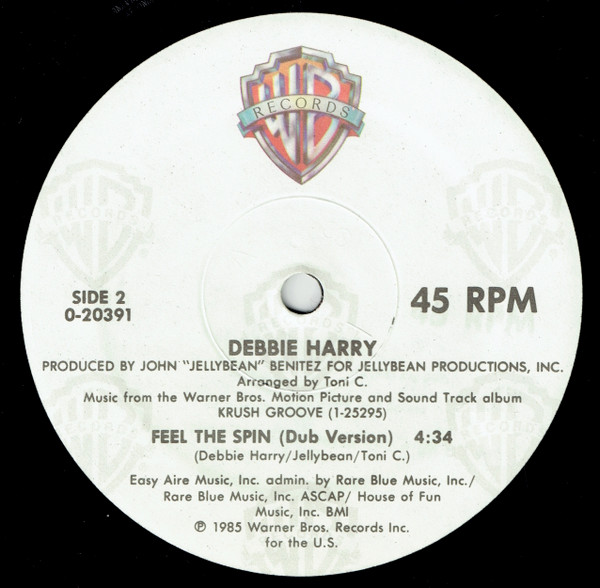 Debbie Harry - Feel The Spin | Warner Bros. Records (0-20391) - 4 Debbie Harry - Feel The Spin | Warner Bros. Records (0-20391) - 4