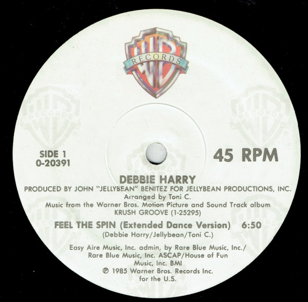Debbie Harry - Feel The Spin | Warner Bros. Records (0-20391) - 3 Debbie Harry - Feel The Spin | Warner Bros. Records (0-20391) - 3