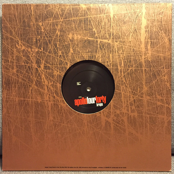 Apollo 440 - Krupa | Stealth Sonic Recordings (ssr5one) - 2