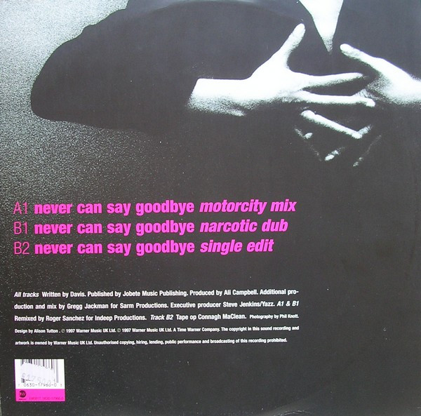 Yazz - Never Can Say Goodbye | EastWest (EW081T) - 2