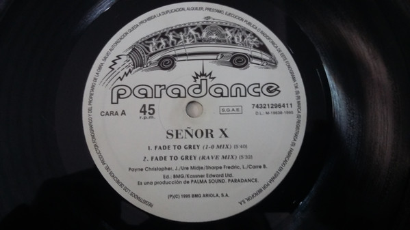 Señor X - Fade To Grey | Paradance (74321 29641 1) - 2