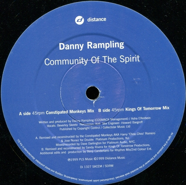 Danny Rampling - Community Of The Spirit | Distance (Di 1327) - 2 Danny Rampling - Community Of The Spirit | Distance (Di 1327) - 2