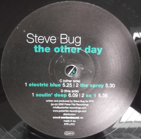 Steve Bug - The Other Day | Poker Flat Recordings (PFR LP01) - 5