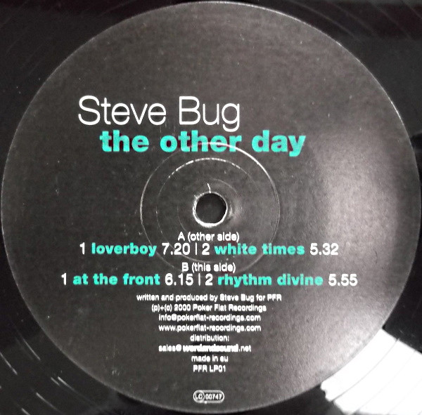 Steve Bug - The Other Day | Poker Flat Recordings (PFR LP01) - 3