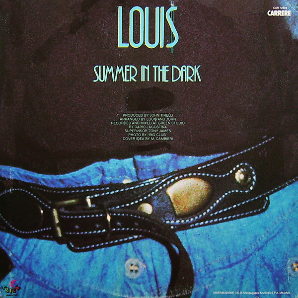 Loui$ - Rocks Mumbling Cha Cha Cha / Summer In The Dark | Carrere (CAR 72504) - 2