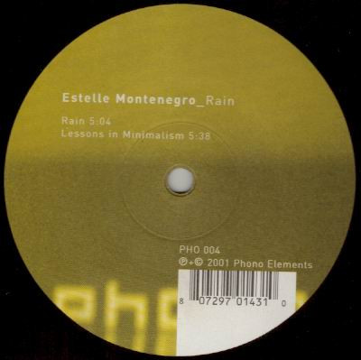 Estelle Montenegro - Rain | Phono Elements (PHO 004) - main