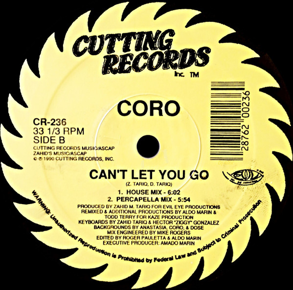 Coro - Can't Let You Go | Cutting Records (CR-236) - 4