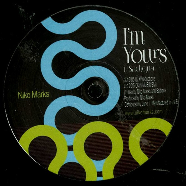 Niko Marks Featuring Sadiqua - I'm Yours | U2X Productions (U2X-060)