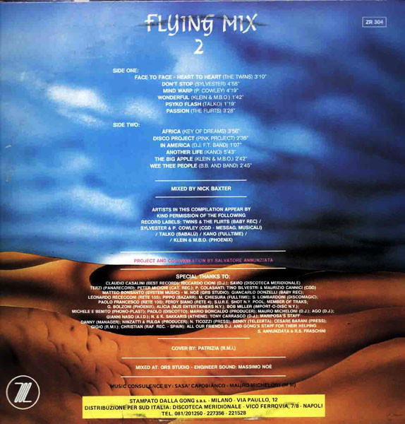 Various - Flying Mix 2 | Zanza Records (ZR 0304) - 2 Various - Flying Mix 2 | Zanza Records (ZR 0304) - 2