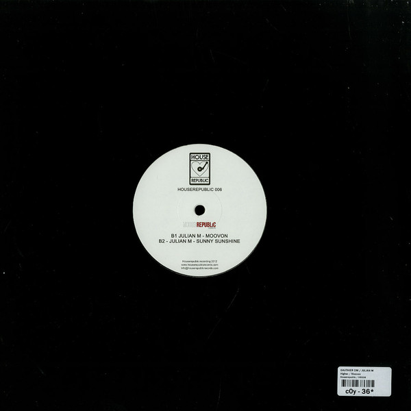 Gauthier DM , Julian M - Higher / Moovon | Houserepublic Records (HR006) - 2 Gauthier DM , Julian M - Higher / Moovon | Houserepublic Records (HR006) - 2