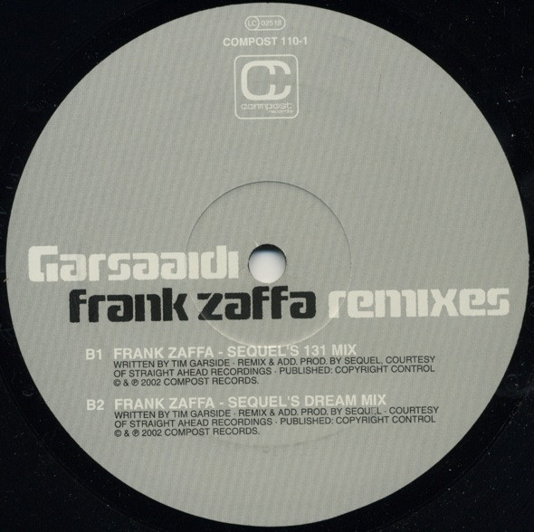 Garsaaidi - Frank Zaffa Remixes | Compost Records (COMPOST 110-1) - 4