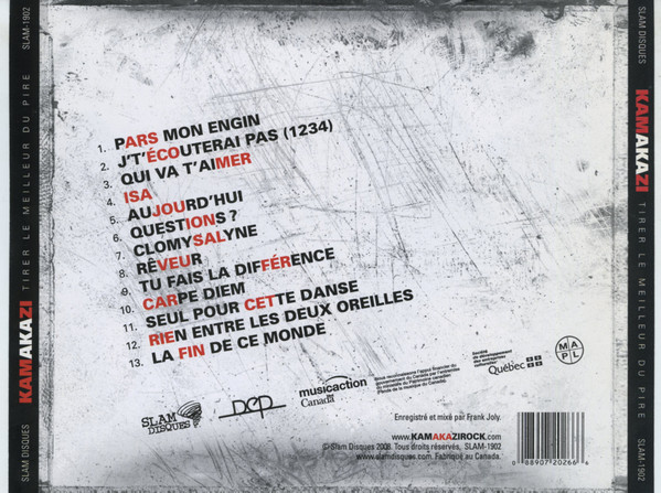 Kamakazi - Tirer Le Meilleur Du Pire | Slam Disques (SLAM-1902) - 2 Kamakazi - Tirer Le Meilleur Du Pire | Slam Disques (SLAM-1902) - 2